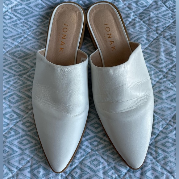 White Leather Mule - Picture 2 of 4